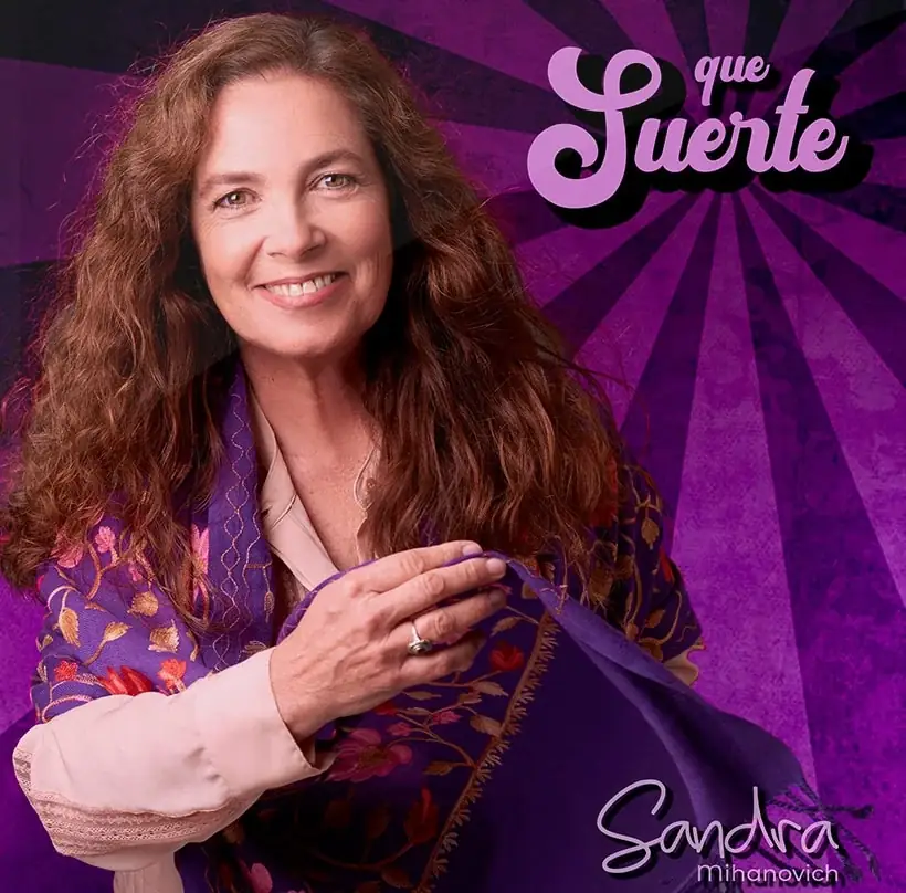 Portada del single Sandra Mihanovich - Que Suerte, 2021